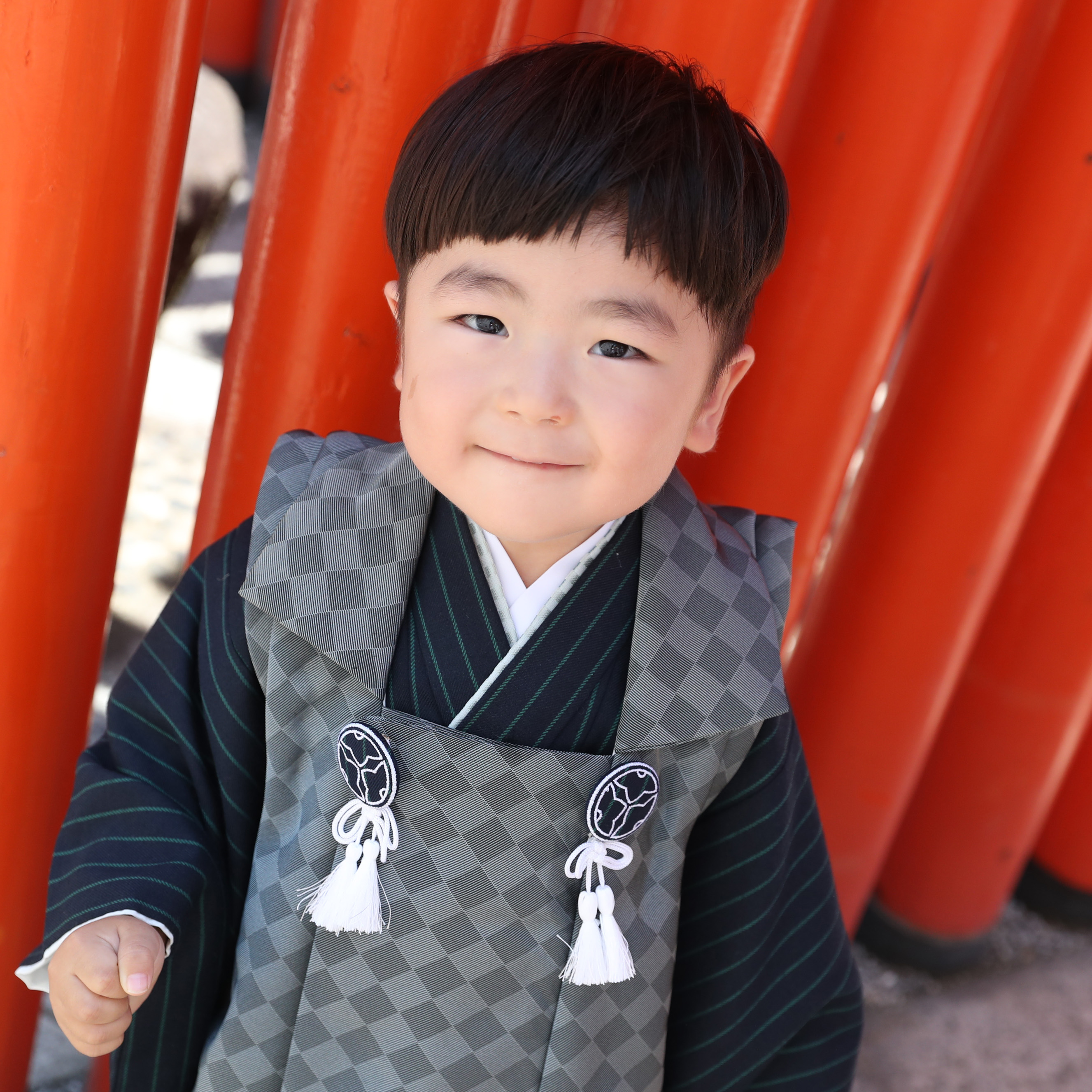 2B-2｜2歳男の子｜被布着物｜数え七五三レンタル｜衣装レンタル 