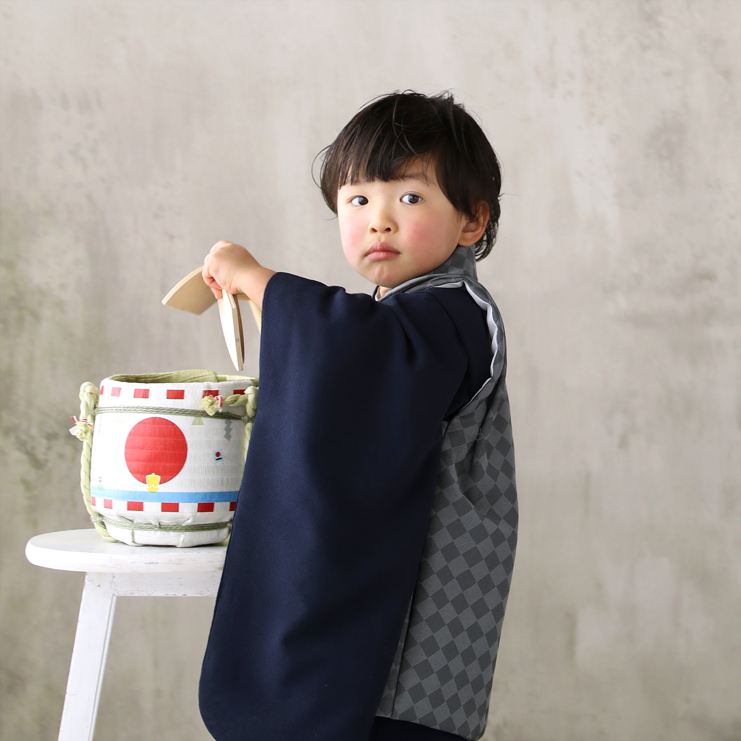 2B-2｜2歳男の子｜被布着物｜数え七五三レンタル｜衣装レンタル 